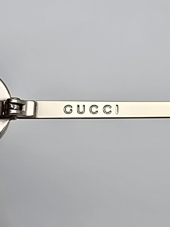 *SOLD* Gucci GG2782/S Gold Frame Brown Gradient Lens Semi-Rimless Sunglasses - Picture 11 of 15